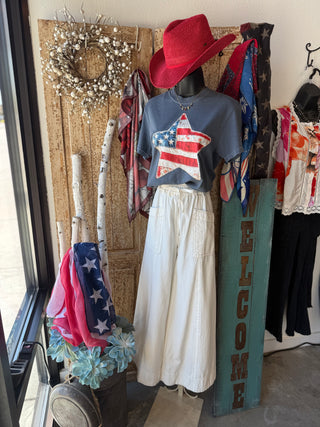 White Twill Pant