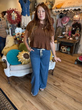 Hidden Drawstring Trouser Jean