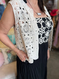 Black Daisy Embroidered Jumpsuit