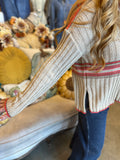 Khaki Knit Striped Sweater