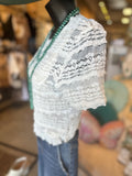 Ivory Lace Crop Top