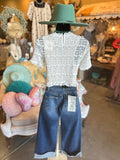 Ivory Lace Crop Top