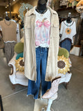 Almond Long Shacket