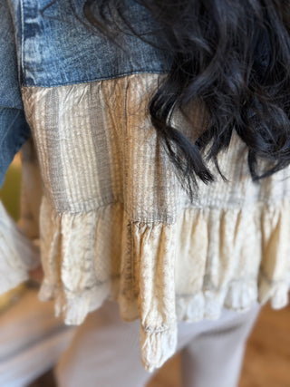 Denim Latte Mix Jacket