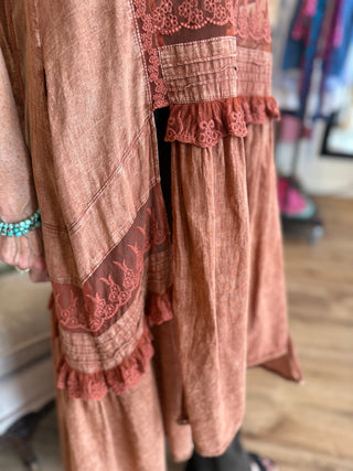 Terracotta Maxi Top
