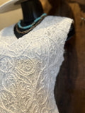 White Lace Mini Dress