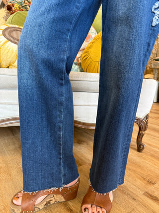 Risen Flower Patch Jean