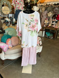 Pink Linen Pant