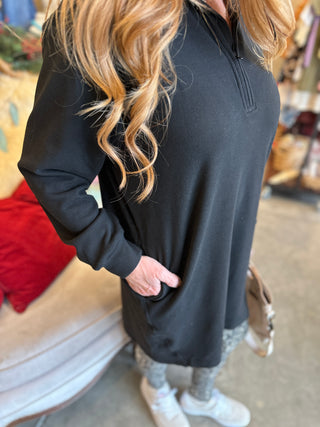 Black Jersey Lounger