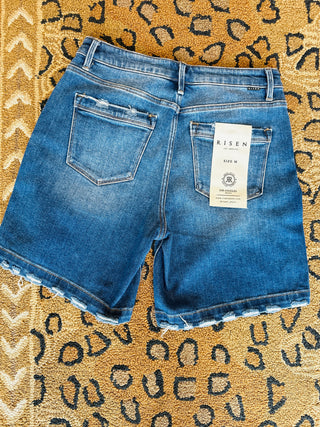 Risen Distressed Bermuda Shorts