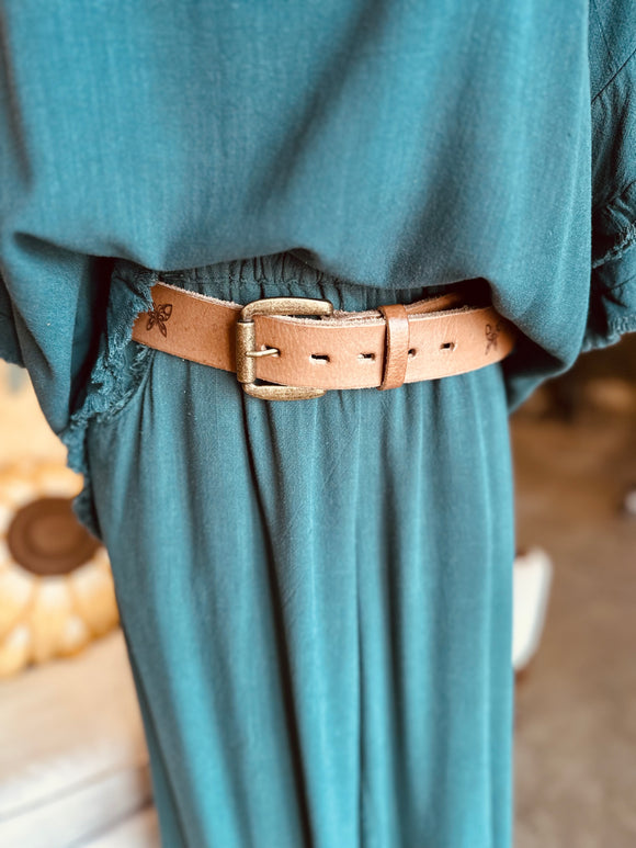 Bedstu Wander Belt in Tan Rustic or Nectar Lux