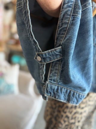 Cape Denim Jacket