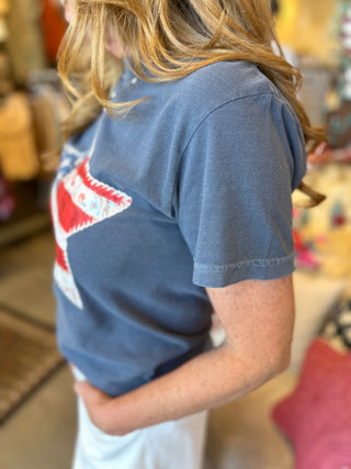 Patchwork Star Graphic Tee