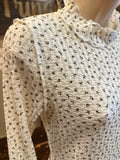 Ivory or Mocha Printed Thermal Top