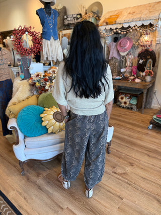 Ash Patchwork Pant