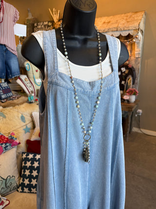 Dusty Blue Jumpsuit