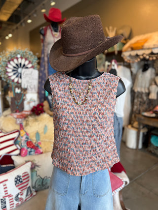 Multi Color Knit Tank Top