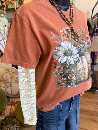 Autumn Floral Graphic Tee