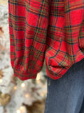 Tartan Christmas Plaid Blouse