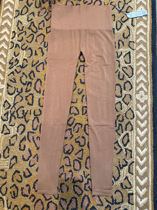 High Waist Leggings in Black or Toffee