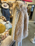Tan Faux Curly Fur Vest