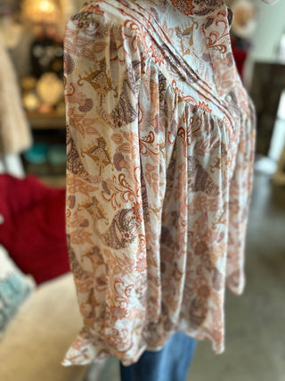 Rustic Rose Blouse