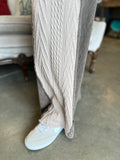 Chocolate Sweater Wide Leg Pant