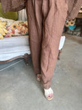 Pecan Linen Set