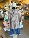 Linen Jacket in Taupe, Khaki and Blue Jeans