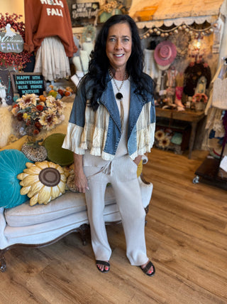 Denim Latte Mix Jacket