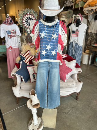Knit Star and Stripe Sweater