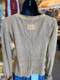 Coffee Henley Top