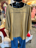 Mustard Loose Fit Top