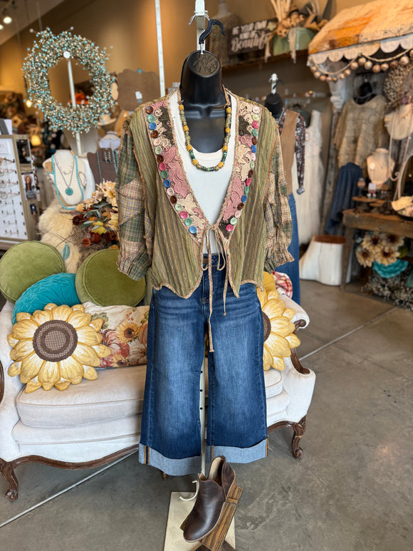 A Rare Bird Button Butterfly Jacket