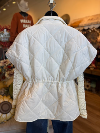 White Puffer Vest