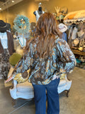 Mocha Bloom Blouse