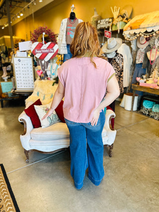 Sugar Magnolia Contrasting Top