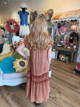 Terracotta Maxi Top