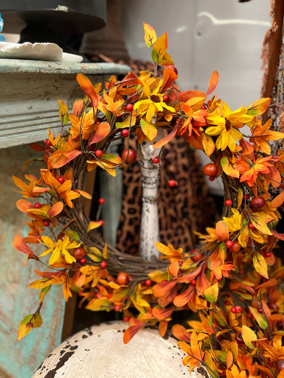 Autumn Floral Wreath