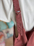 Brick Denim Overall Dress