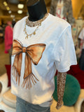 Fringed Bow Graphic Tee