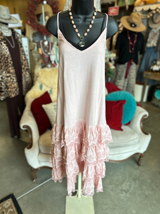 A Rare Bird Vintage Slip Dress in Beige, Black or Pink