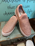 Corkys Swank Sneaker in Blush Crystals